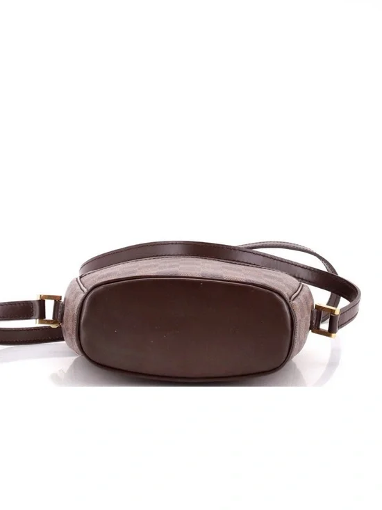 Louis Vuitton Ipanema PM shoulder bag featuring the iconic Damier Ebene canvas. - Picture 3 of 10